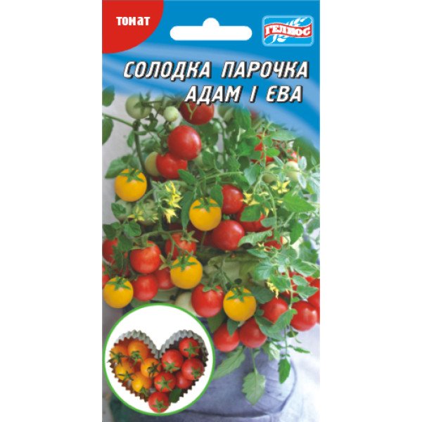 Томат Солодка парочка Адам і Єва /30 насінин/ *Геліос*