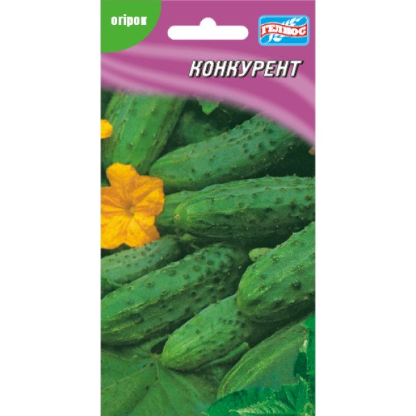 Насіння огірка Конкурент /40 насінин/ *Геліос*