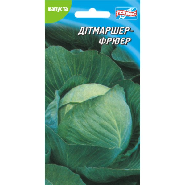 Насіння капусти білоголової Дітмаршер Фрюер 150 насінин *Геліос*