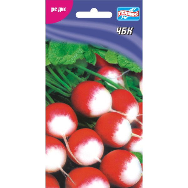 Редис ЧБК (красный с белым кончиком) /5 г/ *Гелиос*