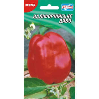 Перец сладкий Калифорнийское чудо /30 семян/ *Гелиос*