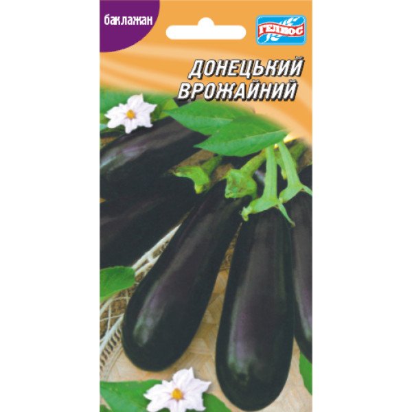 Семена баклажана Донецкий урожайный /60 семян/ *Гелиос*