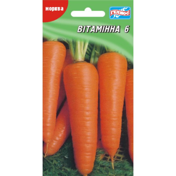 Насіння моркви Вітамінна 6 /2000 насінин/ *Геліос*