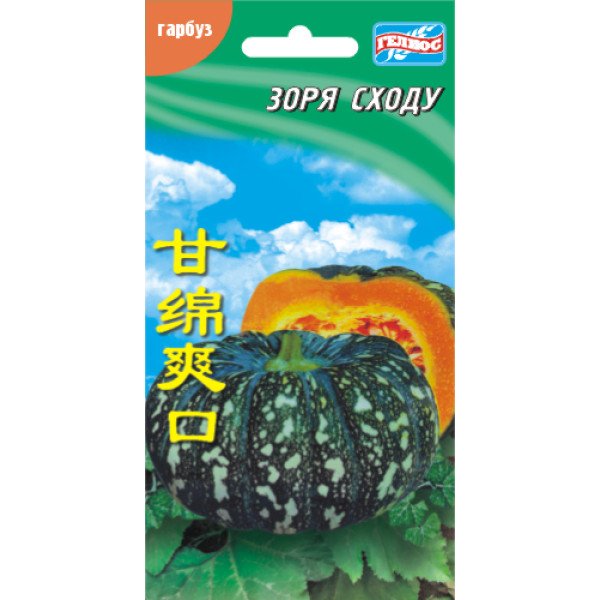 Гарбуз Зоря Сходу /5 насінин/ *Геліос*