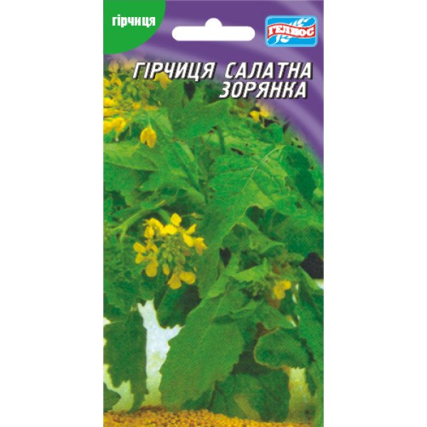 Насіння гірчиці салатна /200 насінин/ *Геліос*