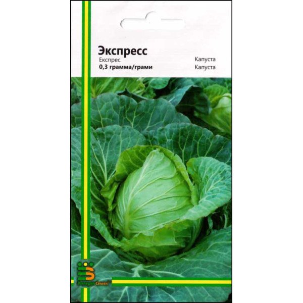 Насіння капусти білокачанної Експрес /0,3 г/ *Імперія Насіння*