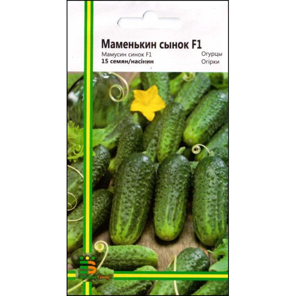 Насіння огірка Маменькин синок F1 /15 насінин/ *Імперія Насіння*