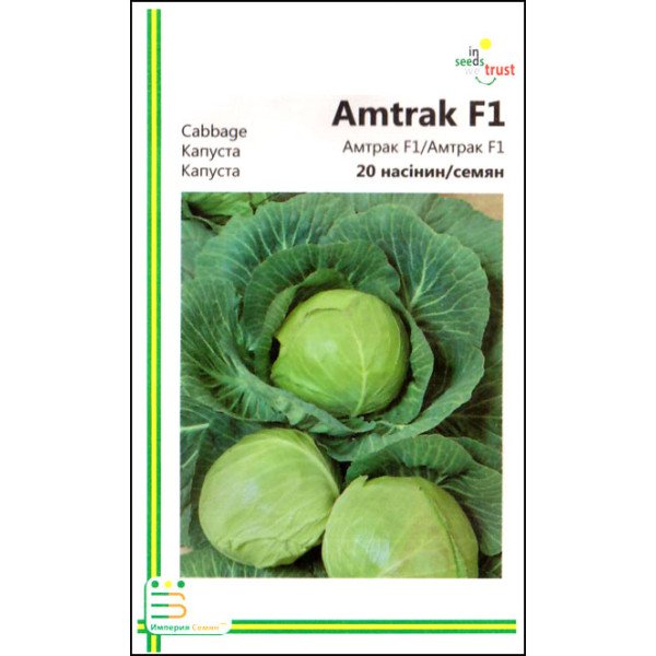 Насіння капусти білокачанної Амтрак F1 /20 насінин/ *Імперія Насіння*