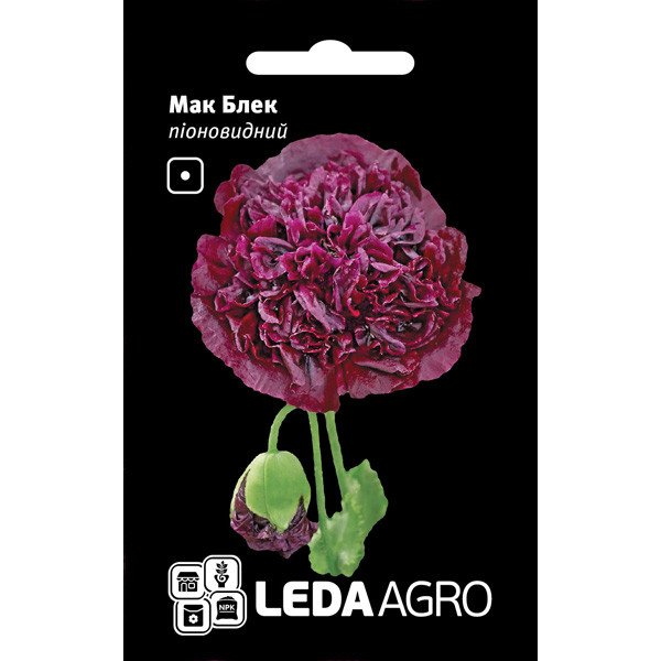 Семена мака Блэк /0,2 г/ *LedaAgro*