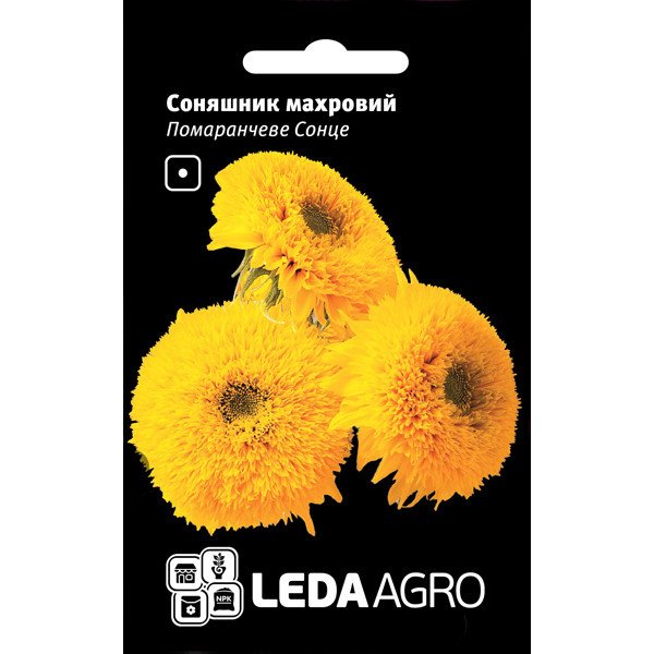 Насіння соняшнику Помаранчеве Сонце /0,5 г/ *LedaAgro*