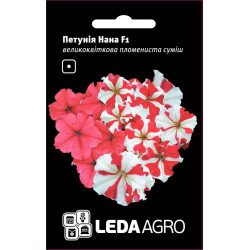 Петунія Нана F1 пломениста суміш /10 насінин/ *LedaAgro*