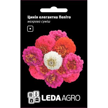 Цинния Пепито смесь /0,3 г/ *LedaAgro*