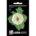 Цинія Супер Кактус Сніговик /0,3 г/ *LedaAgro*