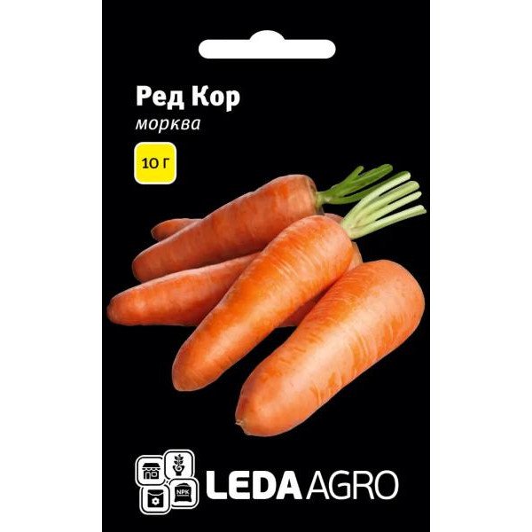 Насіння моркви Ред Кор /10 г/ *LedaAgro*