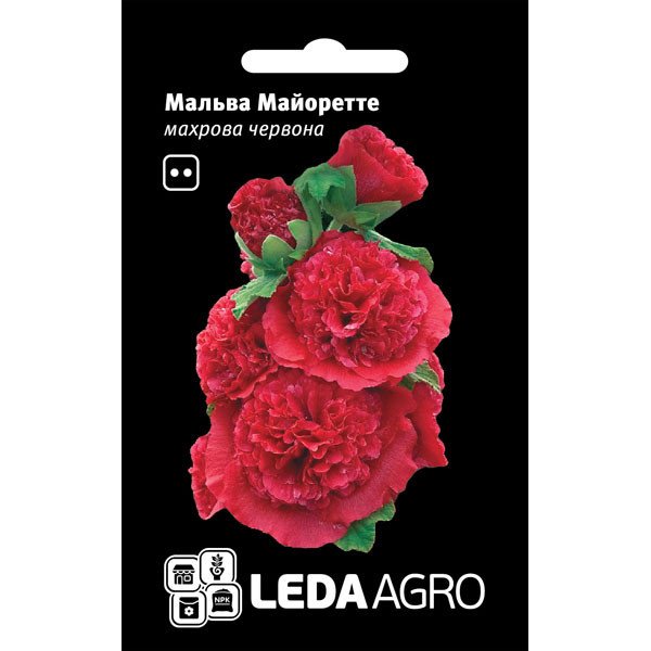 Семена мальвы Майоретте красная /0,2 г/ *LedaAgro*