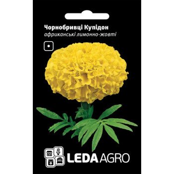 Бархатцы Купидон лимонно-желтые /0,2 г/ *LedaAgro*