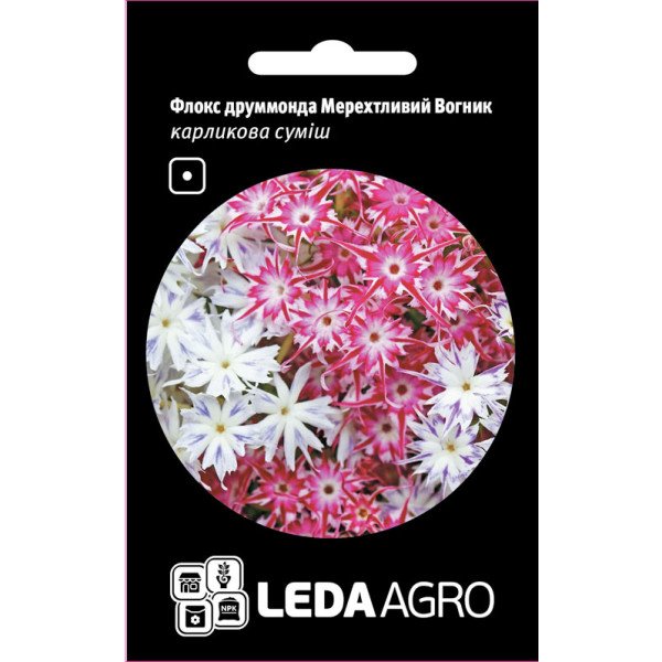 Насіння флоксу Мерехтливий вогник /0,2 г/ *LedaAgro*
