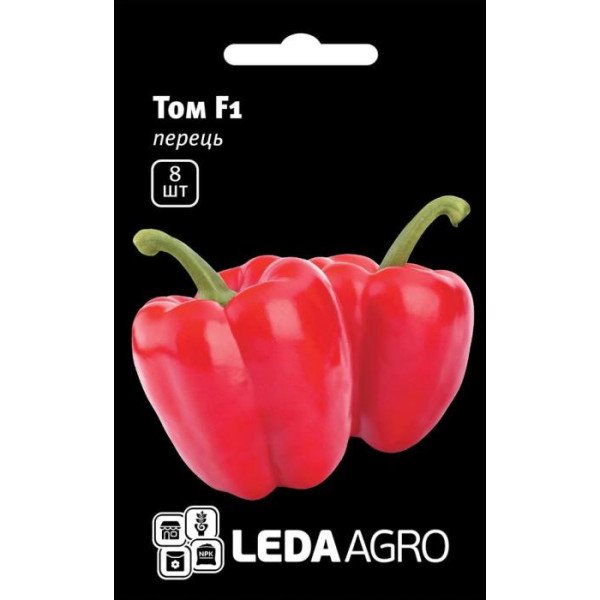 Насіння перцю солодкого Том F1 /8 насінин/ *LedaAgro*