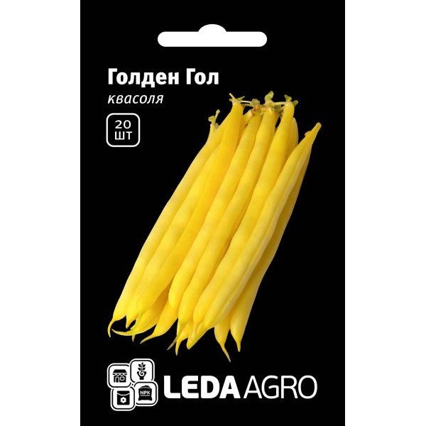 Насіння фасолі Голден Гол /20 насінин/ *LedaAgro*