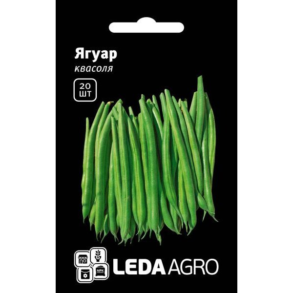 Насіння квасолі Ягуар /20 насінин/ *LedaAgro*