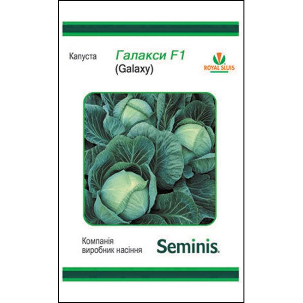 Семена капусты белокочанной Галакси F1 /20 семян/ *LedaAgro*