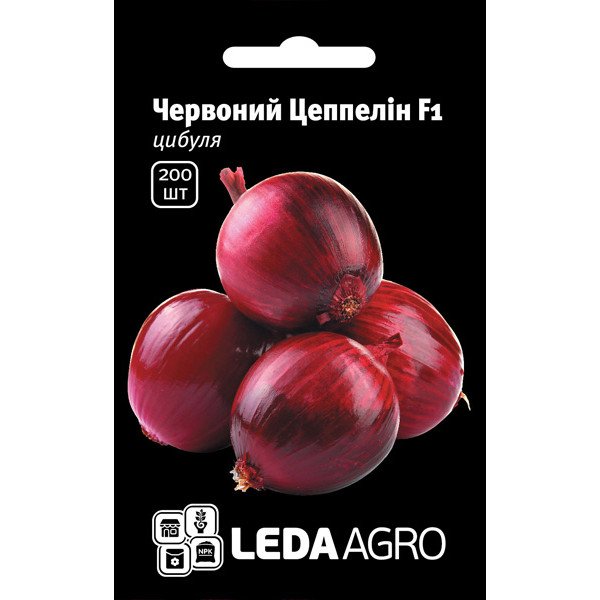 Семена лука Красный Цеппелин /200 семян/ *LedaAgro*