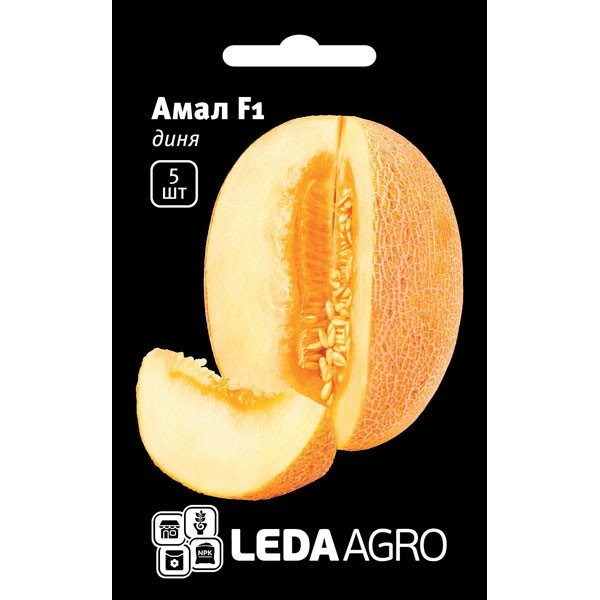 Насіння дині Амал F1 /5 насінин/ *LedaAgro*