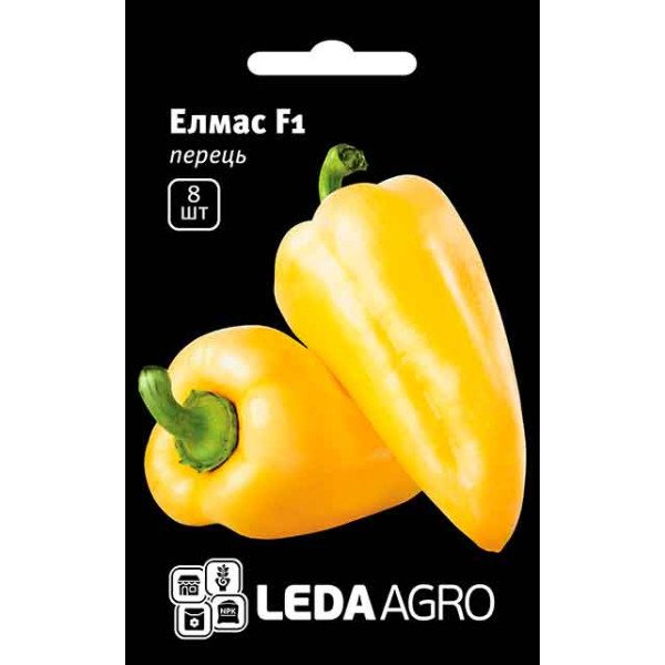 Насіння перцю солодкого Елмас F1 /8 насінин/ *LedaAgro*