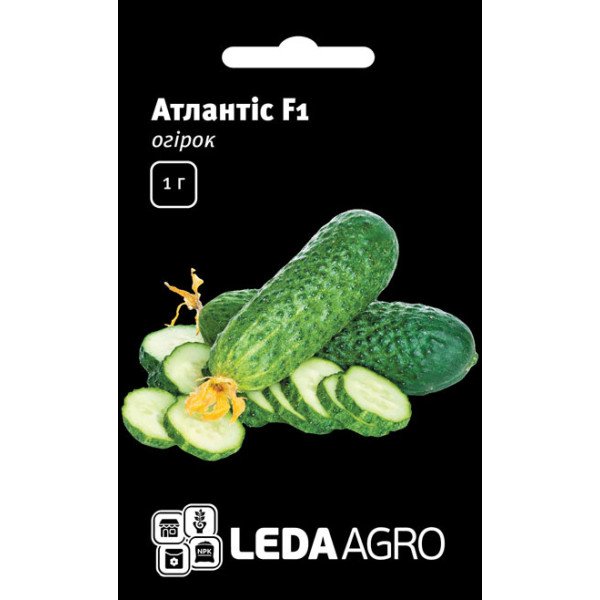 Семена огурца Атлантис F1 /1 г/ *LedaAgro*