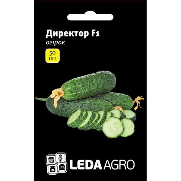 Насіння огірка Директор F1 /50 насінин/ *LedaAgro*