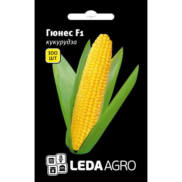 Семена кукурузы сахарная Гюнес F1 /100 семян/ *LedaAgro*