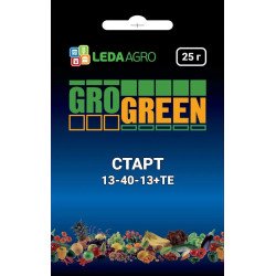 Добриво Старт NPK 13-40-13 /25 г/ *Gro Green*
