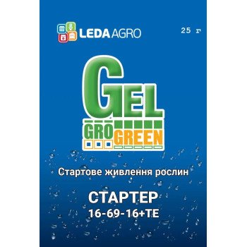 Добриво-гель Стартер NPK 16-69-16+ТЕ /25 г/ *Gro Green*