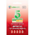 Добриво-гель Фруктус 5 NPK 18-9-36+6Ca+3MgO+TE /25 г/ *Gro Green*