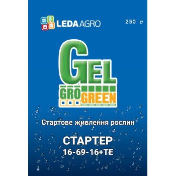 Добриво-гель Стартер NPK 16-69-16+ТЕ /250 г/ *Gro Green*