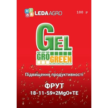 Добриво-гель Фрут NPK 18-11-59+2MgO+TE /100 г/ *Gro Green*