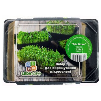 Микрозелень (микрогрин) Трио Фитнес /горох, редис, салат/ *LedaAgro*
