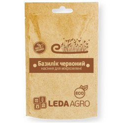 Мікрозелень (мікрогрін) Базилік червоний /5 г/ *LedaAgro*
