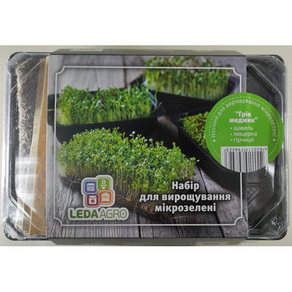 Семена микрозелени (микрогрин) Грин меджик /щавель, люцерна, горчица/ *LedaAgro*
