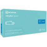 Перчатки Нитрилекс грин 100 штук (50 пар) /размер M/ *Mercator Medical*