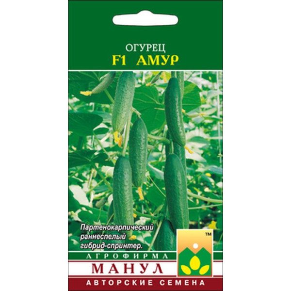 Огірок Амур F1 /10 насінин/ *Манул*