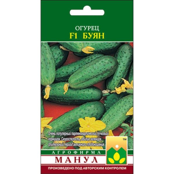 Огірок Буян F1 /10 насінин/ *Манул*