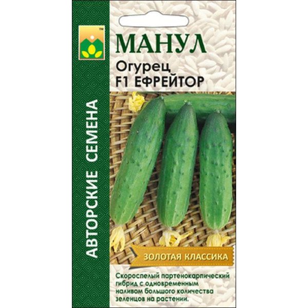 Огурец Ефрейтор F1 /10 семян/ *Манул*