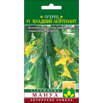 Огурец Младший лейтенант F1 /10 семян/ *Манул*