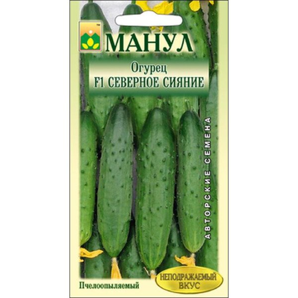 Огурец Северное сияние F1 /12 семян/ *Манул*