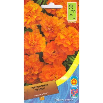 Чорнобривці відхилені низькі помаранчеві /0,6 г/ *Moravoseed*