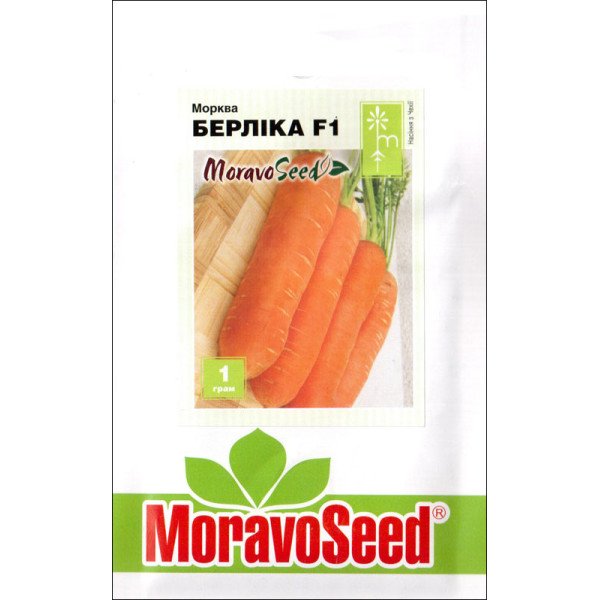 Насіння моркви Берліка F1 /1 г/ *Moravoseed*