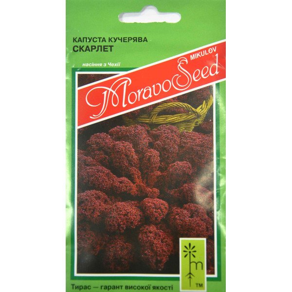 Насіння капусти листової Скарлет /0,2 г/ *Moravoseed*