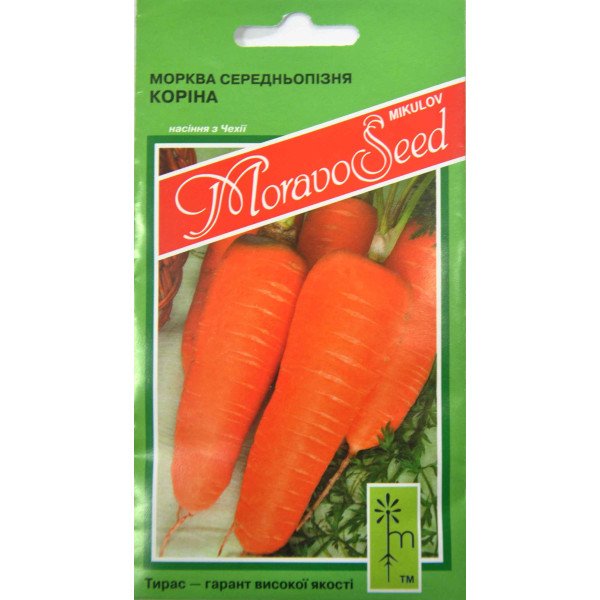Насіння моркви Коріна /2 г/ *Moravoseed*