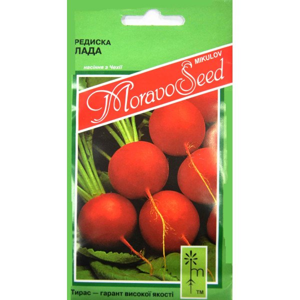 Насіння редиски Лада /3 г/ *Moravoseed*